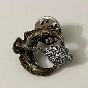 Harley Davidson Motorcycles Pin Eagle